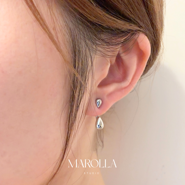 The Teardrop Ear Jacket Studs